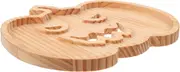Homoyoyo Halloween Pumpkin Shape Serving Tray Decorative Food Board for Snacks Desserts for Parties Entertaining Easy to Use for Halloween Fall Gatherings