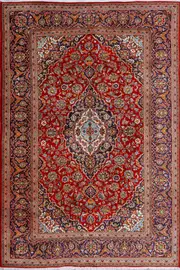 Kashan Hand Knotted Rug 288x209cm by Cyrus Rugs