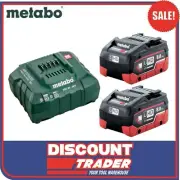Metabo 18V 8.0Ah Starter Battery Pack 2x LiHD Batteries 1x ASC 30-36 AU32100098