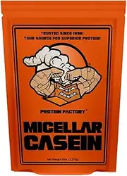 MICELLAR Casein Protein from France - 5 LB 100% Fresh Curd Casein from French Farms - Bulk - GMO Free, Soy Free, Preservative Free - Slow Release Protein - 75 Serving