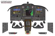 Cessna Citation Mustang Cockpit Poster 24in x 36in