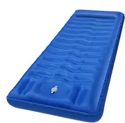 Inflatable Sleeping Mat - Inflatable Mattress Pad for Outdoor | Lightweight Sleeping Mat with Built-in Pump, Comfortable Backpacking Equipment for Traveling