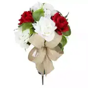 Large Red & White Remembrance Cone by Ashland®