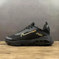 在飛比找Yahoo!奇摩拍賣優惠-nike耐克AIRMAX2022新款黑金網面氣墊跑鞋男鞋休閑