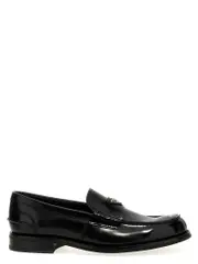[Prada] Prada-Logo Mocassini Nero-Uomo 7.5