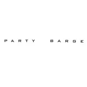 Tracker Boat Raised Decal | Party Barge Black Sticker