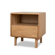 Stellon 50cm Bedside Table - Natural