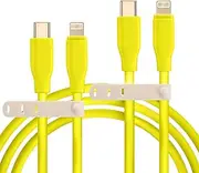 USB-C to Lightning Cable MFi Certified Fast Charging Cable for iPhone 14 14pro 14pro Max 13 13 Pro 12 11 X XS XR 8 Plus (Yellow)