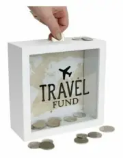 Money Box Piggy Bank Fund For Change Savings Gift Travel Holiday