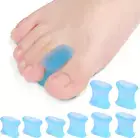 16Pcs Gel Toe Separators, Soft Silicone Toe Straighteners Toe Spacers Comfortabl