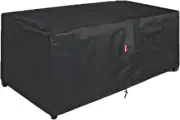 Sheechung Fire Pit Cover Rectangular-Fits 50-54 Inch Table-Waterproof Heavy Duty