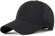 [Generic] XL 59-62cm Oversize Quick Dry Hat, Breathable Running Mesh Men Dad Baseball Cap