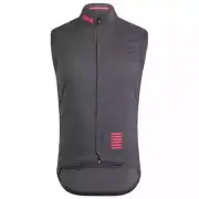 BNWT CARBON GRAY RAPHA PRO TEAM INSULATED CYCLING WINTER GILET VEST LARGE RARE!