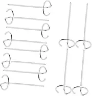 20pcs Barbecue Skewers for Air Fryer Durable Skewers with Stand for Easy Grilling of Kebabs Shrimp Chicken Vegetables and More