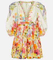 [Camilla] Camilla Sunlight Symphony cotton and silk minidress AU 16 multicoloured