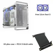 Metalfish G5 Plus ITX PC Case Aluminum Acrylic Side Computer Mini Cooling Case