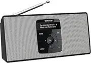 TechniSat DIGITRADIO 2 S Portable DAB Stereo Radio with Battery (DAB+, FM, Bluetooth Audio Streaming, OLED Display, Headphone Jack, Stereo 2 W RMS) Black/White