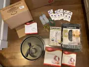 Baking Supply Lot, Calphalon, Cuisinart, Wilton, Turntable, Decorative Bags, Etc