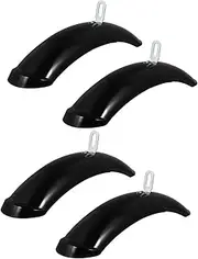 BESPORTBLE 2 Pairs Bike Mudguard Children Bike Guard Kid Bike Replacement Mudguard Mountain Bike Mudguard Gravel Bike Bikes Bike Riding Supply Cycle Mudguard Plastic Black