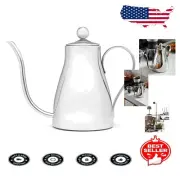 Compact 1.2L Stainless Steel Kettle with Whistle - Perfect for Home Brewing