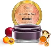 TNW-The Natural Wash Herbal Beetroot Lip Balm For Dry Damaged and Chapped Lips | An Ayurvedic Lip Moisturizer LipBalm Enriched with Cocoa Butter, Shea Butter & Essential Oils (Paraben-free) - 5 gm