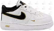 Kids Nike Air Force 1 LV8 Infant TD Black White DM3387-100 Sneaker Trainer