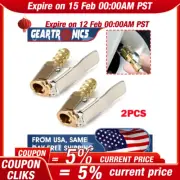 2Pack Open Flow Straight Lock-On Air Chuck with Clip for Tire Inflator