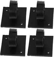 PartyKindom 4pcs Mic Holder Clamp Non Adhesive Microphone Clips for Stands Flexible and Expandable Design Securely Holds Microphones at Optimal Height and Distance