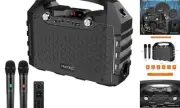 Wireless Bluetooth Portable PA Speaker System, Powerful Bluetooth LR69Q68