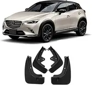 YLOXFW Car Mud Flaps Mudguard Fender for Mazda CX-3 2015-2023 Front and Rear Mudflaps Splash Guards Heavy Duty Fender Flares 4-PC Auto Accessories,Send 1 Car Wash Towel