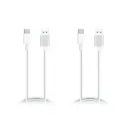 2 Pack QC 3.0 Quick charge Charger Charging Cable Cord OnePlus Pro 7 8 LG G8 G9
