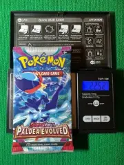 HEAVY? 22.52 Grams! Pokemon Paldea Evolved Factory Sealed Booster Pack!!