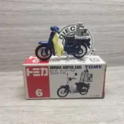 Tomica Tomy No 6 Honda Super Cub Blue