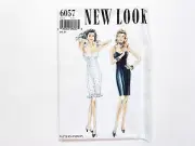 New Look 6057 Women's Fitted Cocktail Party Dress, Sizes 6-16, Uncut FF, 1990s