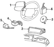 Genuine Ford Clock Spring F68Z-14A664-CA