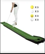 Golf Putting Mat for Indoor - Simulated Golf Training Practice