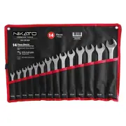 Metric Combination Wrench SET - (14 PCS), Chrome Vanadium Steel. USA STOCK