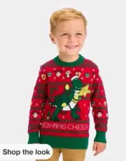 Disney Pixar Toy Story Rex Knitted Pullover Christmas Sweater Red Green 18M NWT