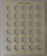 CAPS Album Jefferson Nickel Page 6 2004D-Date for Air-Tite Capsules 2050-6