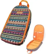 NatSumeBasics Camping Travel Cooking Utensils Organizer Travel Bag Portable Pouch for BBQ Camp Cookware Kitchen Kit