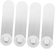 4pcs Mosquito Net Frame Replacement Parts Sturdy Presser Foot Plates for Crib Dormitory Bed Nets Reliable Base for Secure Installation Versatile Use