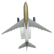 1:400 Scale GULF A330 Airplane Model W/ Base Alloy Aircraft Plane Souvenir Gift