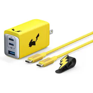 日本 Anker 皮卡丘家族 USB 充電器 充電組 充電線 充電頭 type-c 手機充電 寶可夢 皮丘 雷丘