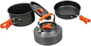 BESPORTBLE Compact Camping Cookware Set 1 Set Outdoor Cooking Pot Utensils for Hiking Picnic Camping