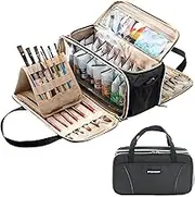 Acrylic Paint Storage and Organizer, Art Supply Bag, Craft Paint Brush Case Holder, Tube Storage for Apple Barrel Painting, Palette Board