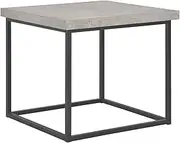 Coffee Table - Modern Living Room Tables with Steel Legs, Round Concrete Look, Sturdy Center & Easy to Assemble Furniture