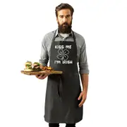 Kiss Me Im Irish - Funny Novelty Kitchen Adult Apron