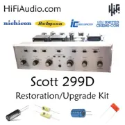 Scott 299D tube amp amplifier restoration repair upgrade rebuild capacitor kit