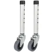 Walker Wheels Universal Rotating Adjustable Height Replacement Seniors Walker Front Caster for Elderly 2pcs