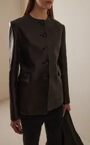 [Khaite] Jameson Leather Jacket
